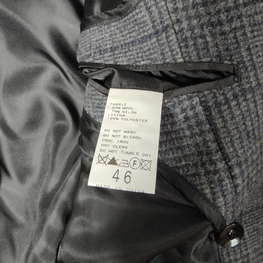 EDIFICE(エディフィス)の【EDIFICE】 エディフィス　チェスターコート　ダブルブレステッド グレー メンズのジャケット/アウター(チェスターコート)の商品写真