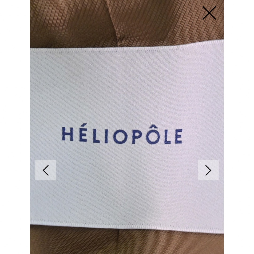 heliopole(エリオポール)の美品　エリオポール グレンチェック トレンチコート レディースのジャケット/アウター(トレンチコート)の商品写真