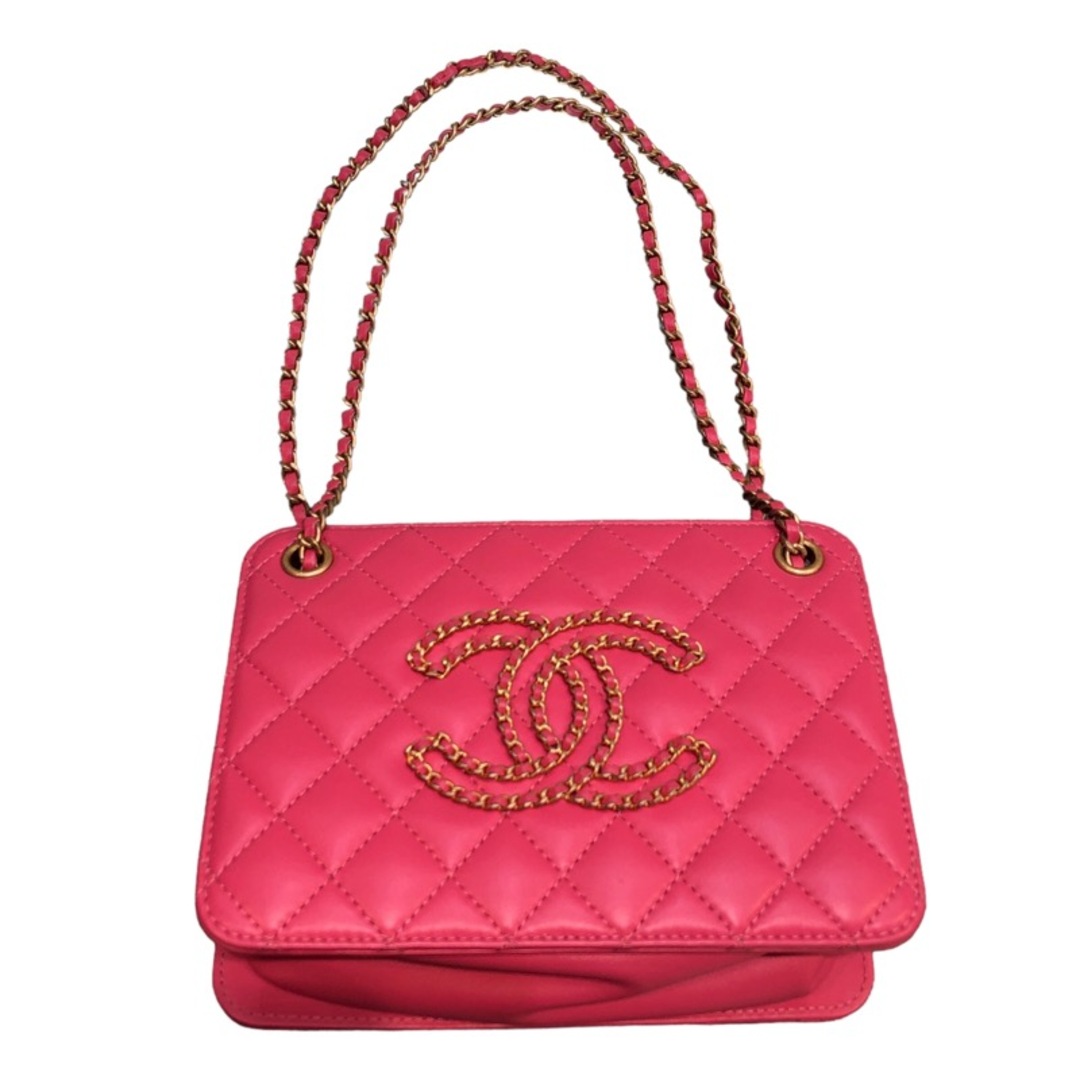 CHANEL - 　シャネル CHANEL チェーンミニトートバッグ ラムスキン レディース トートバッグ