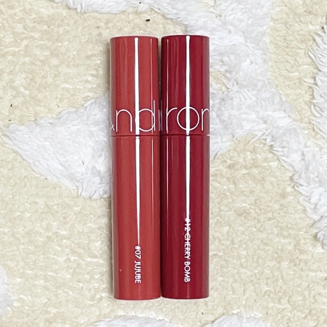 rom&nd(ロムアンド)のrom&nd JUICY LASTING TINT まとめ コスメ/美容のベースメイク/化粧品(口紅)の商品写真