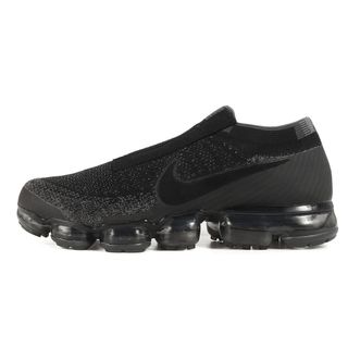 ナイキ(NIKE)の美品 NIKE ナイキ サイズ:27.0cm AIR VAPORMAX FLYKNIT SE LASELESS TRIPLE BLACK (AQ0581-001) エアヴェイパーマックス フライニット レースレス トリプル ブラック US9 ローカット スニーカー シューズ 靴【メンズ】【中古】(スニーカー)