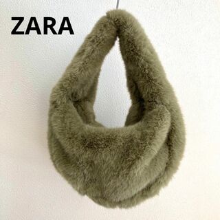 ザラ(ZARA)のZARA ハンドバッグ　ミニバッグ　ファーバック　モコモコ(ハンドバッグ)
