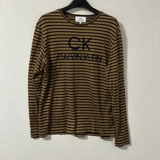 カルバンクライン(Calvin Klein)のCK ボーダーロンT(Tシャツ(長袖/七分))