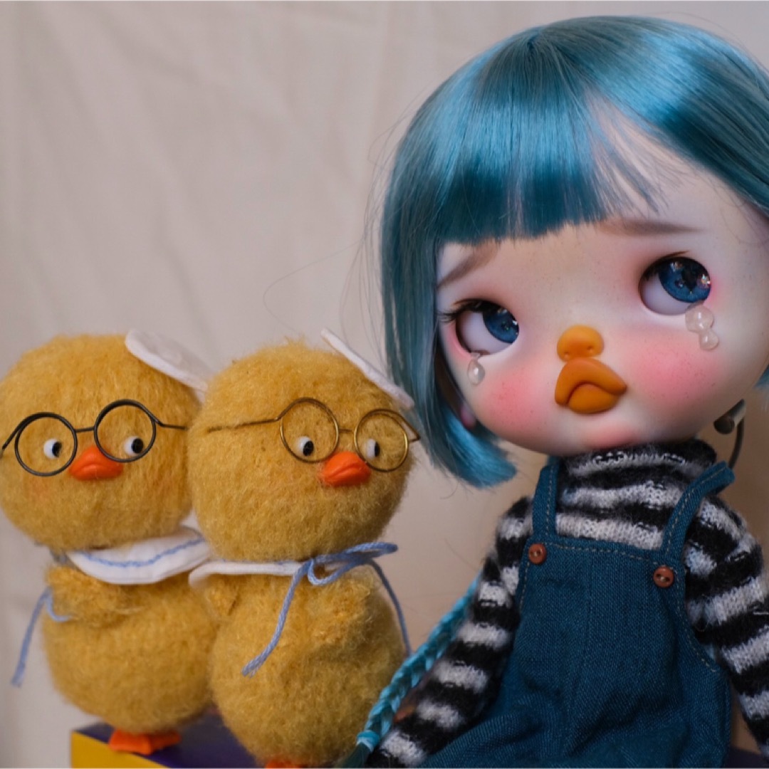 カスタムブライス 海外作家様 特別 動物メイク 泣き虫 アヒルちゃん フルセット カスタムブライス 海外作家様 特別 動物メイク 泣き虫 アヒルちゃん フルセット