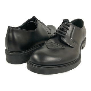 プラダ(PRADA)のPRADA プラダ 2EG394 ブラッシュドレザー ラバートライ アングルロゴ レースアップ シューズ サイズ10＝28～28.5cm 正規品 / 33097(その他)