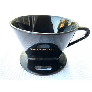 BONMAC ボンマック 陶器 コーヒー ドリッパー ブラック(コーヒーメーカー)