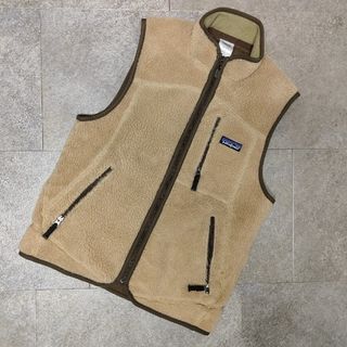 パタゴニア(patagonia)の【patagonia】パタゴニア　レトロフリースジップベスト　ベージュ(ベスト)