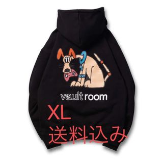 vaultroom KEY DOG HOODIE/BLK XLサイズ(パーカー)