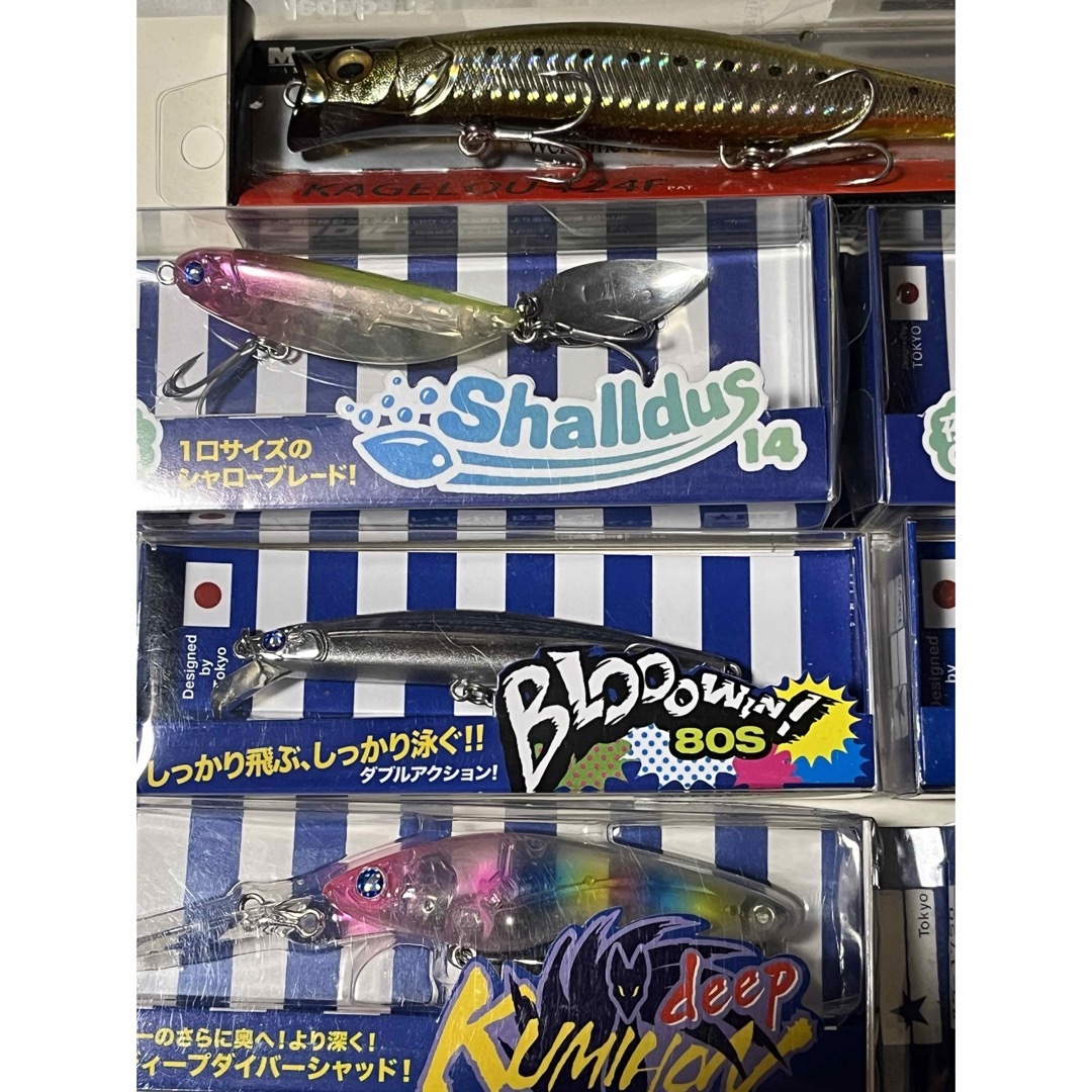 カゲロウ100F6本Megabass カゲロウ Blue Blue ブローウィン125f