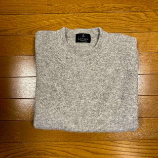 LANVIN - 90'sｵｰﾙﾄﾞLANVINﾗﾝﾊﾞﾝ ｶｼﾐﾔﾓｯｸﾈｯｸﾆｯﾄの通販｜ラクマ