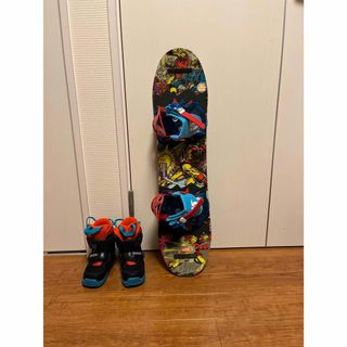 【BURTON】キッズスノーボード80cm&ブーツJP15.5cm