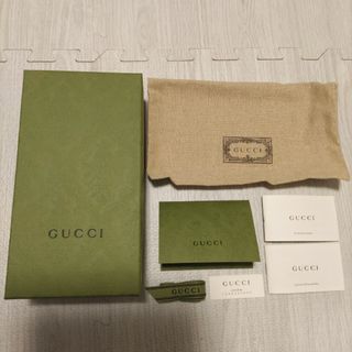 グッチ(Gucci)のお値下げ 美品 GUCCI 長財布 空箱 ケース(未使用)(ショップ袋)