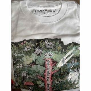 セール★ヒグチユウコ★特別展 植物 ボリス&ひとつめちゃん Tシャツ XL