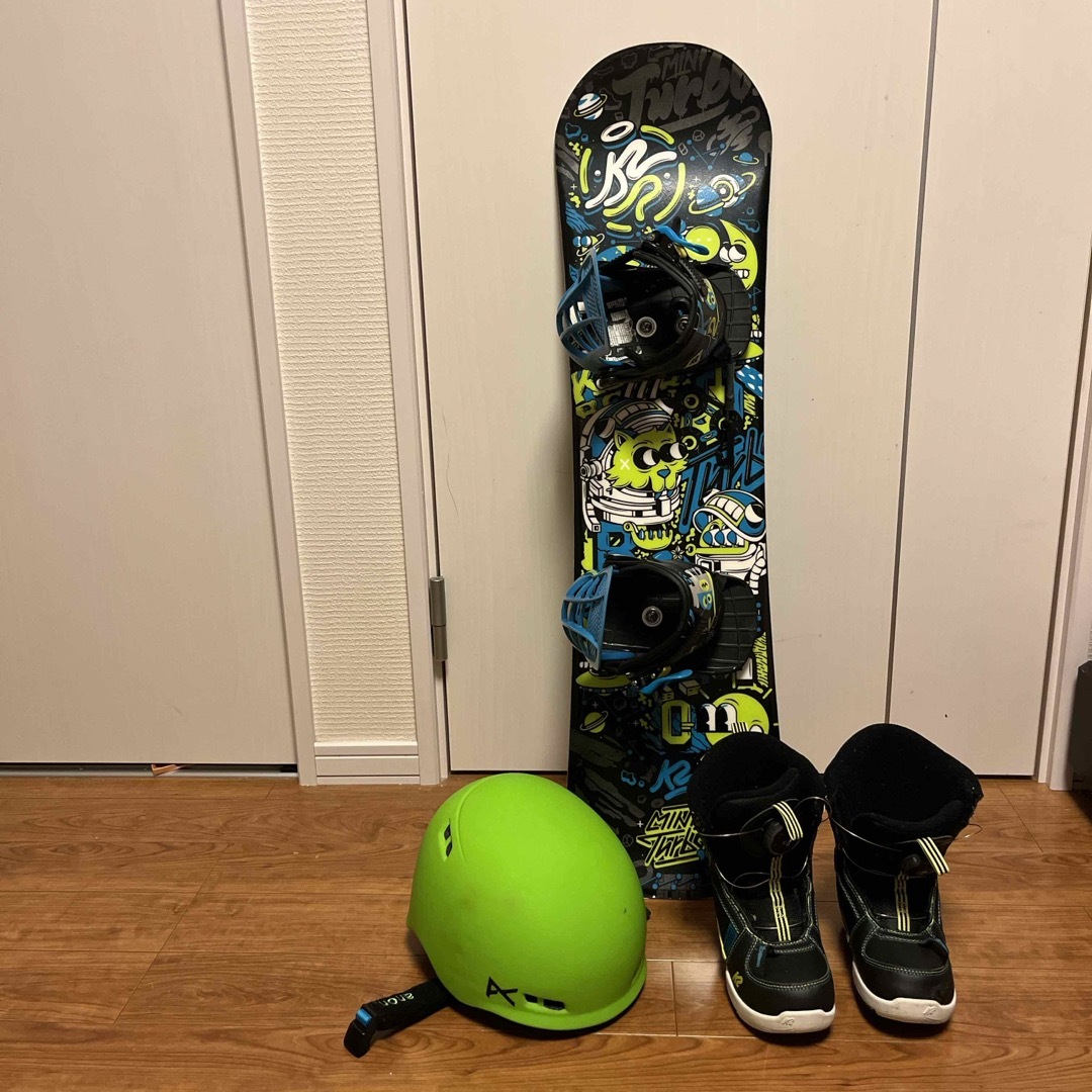 K2 - 【キッズボードセット】K2スノーボード＋ブーツ＋anonヘルメット