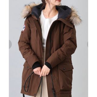 カナダグース(CANADA GOOSE)のARCTIC EXPLORER CHILL ダウンコート 別注モデル　L モカ(ダウンコート)