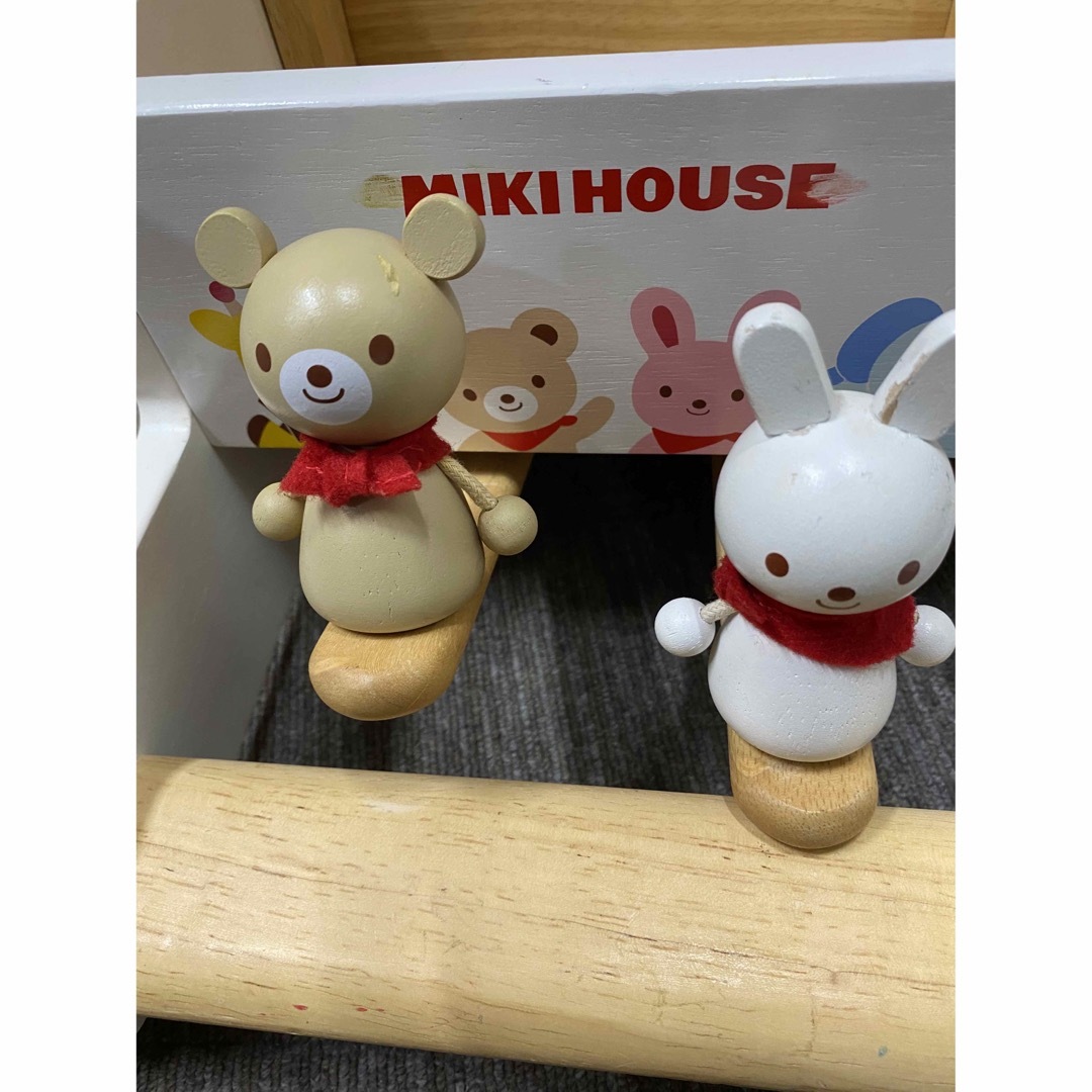 mikihouse(ミキハウス)のミキハウス　MIKIHOUSE 手押し車　カタカタ　ベビーウォーカー キッズ/ベビー/マタニティのおもちゃ(手押し車/カタカタ)の商品写真