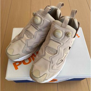 スニーカー24cm 良品 REEBOK INSTA PUMP FURY ブラック 金 og