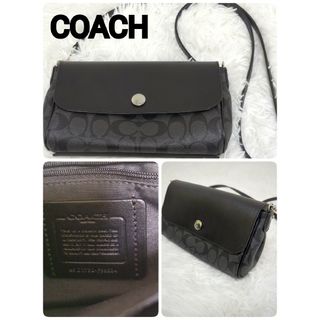 コーチ(COACH) シグネチャー ショルダーバッグ(レディース)（ブラック