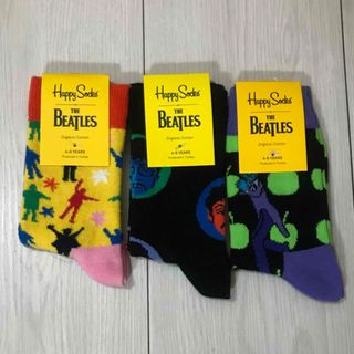 ハッピーソックス(Happy Socks)のハッピーソックス☆キッズ☆ビートルズ3足セット(靴下/タイツ)