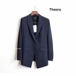 セオリー(theory)のTheory Traceable Wool Etiennette B ネイビー(テーラードジャケット)