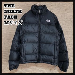 ザノースフェイス(THE NORTH FACE)の【ノースフェイス】ダウンジャケット　ヌプシ　700　黒　Mワンポイント刺繍K6(ダウンジャケット)