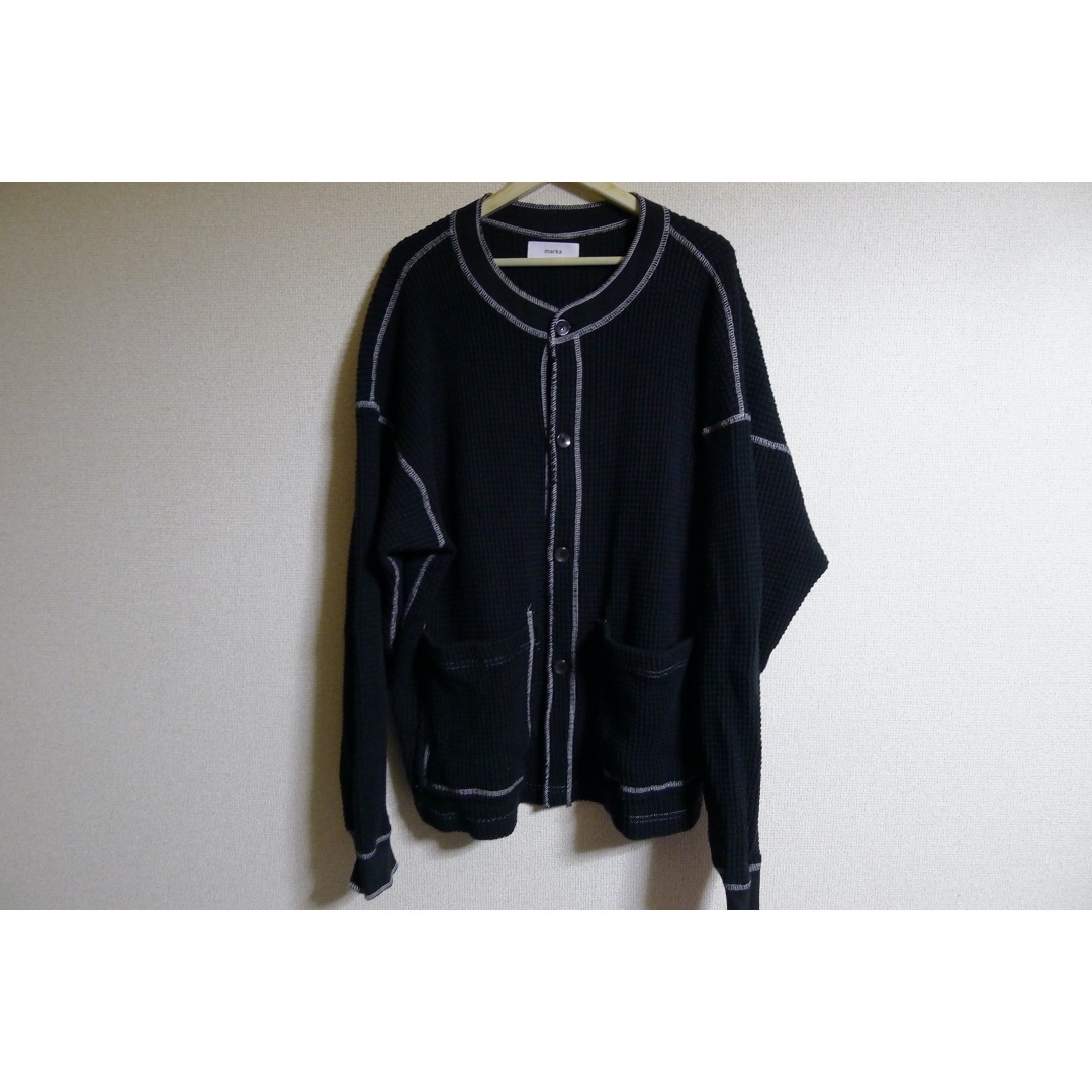 marka(マーカ)のmarka STUDIOUS 別注 WAFFLE CARDIGAN メンズのトップス(カーディガン)の商品写真