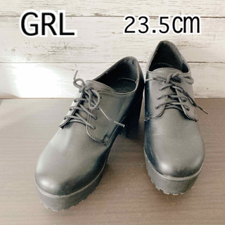 グレイル(GRL)の[GRL]グレイル　スカラップ　厚底レースアップシューズ(ローファー/革靴)