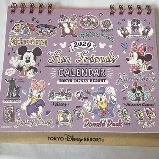ディズニー(Disney)のディズニーリゾート　卓上カレンダー2020(カレンダー/スケジュール)