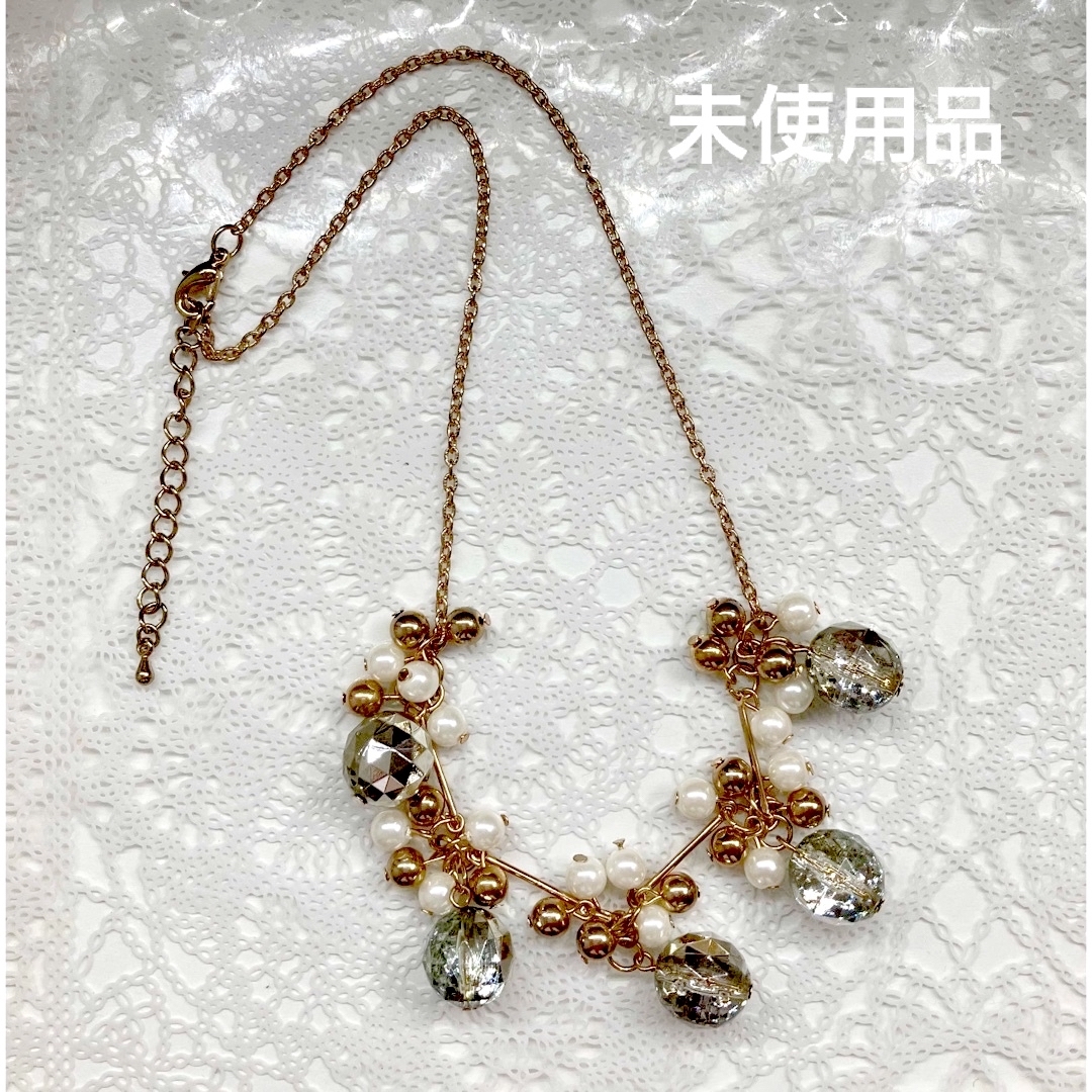 Tre's mignon トレミニヨン ネックレス キラキラ カットボール レディースのアクセサリー(ネックレス)の商品写真