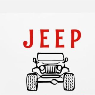 Jeep 20センチ　ステッカー　車　転写　防水(ステッカー)