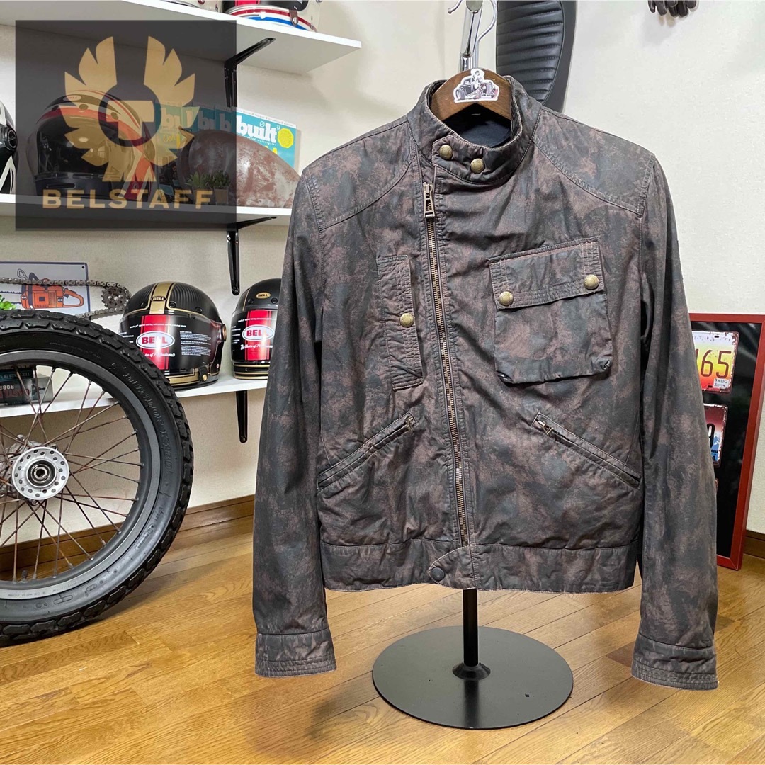 BELSTAFF(ベルスタッフ)の☆BELSTAFF ベルスタッフ インペリアルジャケット ブラウン/50 自動車/バイクのバイク(装備/装具)の商品写真