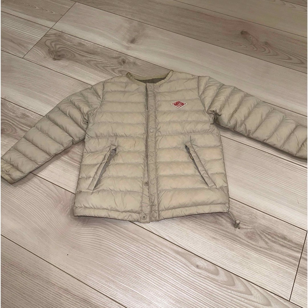 danton ダントン キッズ インナー ダウン ベージュ M - ジャケット/上着 danton ダントン キッズ インナー ダウン ベージュ M - ジャケット/上着