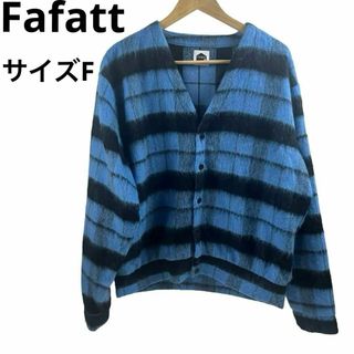 Fafatt チェック柄 カーディガン 羽織り アウター ビッグシルエット(カーディガン)