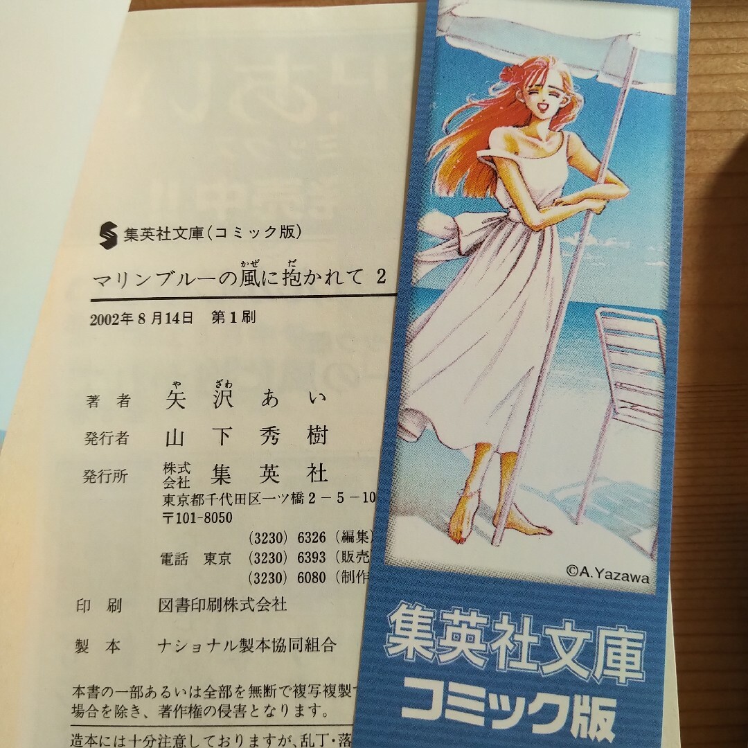 マリンブルーの風に抱かれて 全3巻 矢沢あい 文庫版 エンタメ/ホビーの漫画(少女漫画)の商品写真