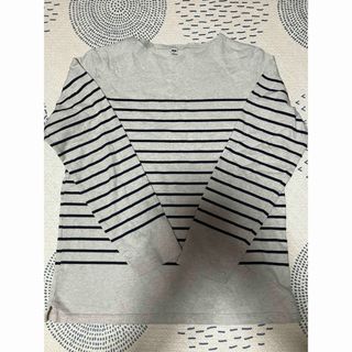 ユニクロ(UNIQLO)のユニクロ　UNIQLO ボーダー カットソー メンズ　L サイズ(Tシャツ/カットソー(七分/長袖))