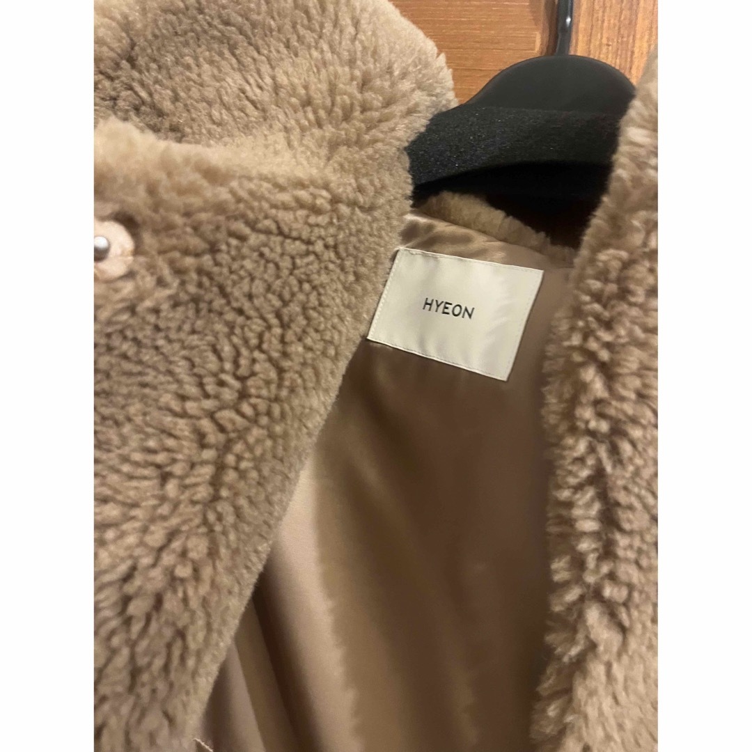 hyeon ヘヨン ted cape / camel テディベアコート ケープ hyeon ヘヨン ted cape / camel テディベアコート ケープ