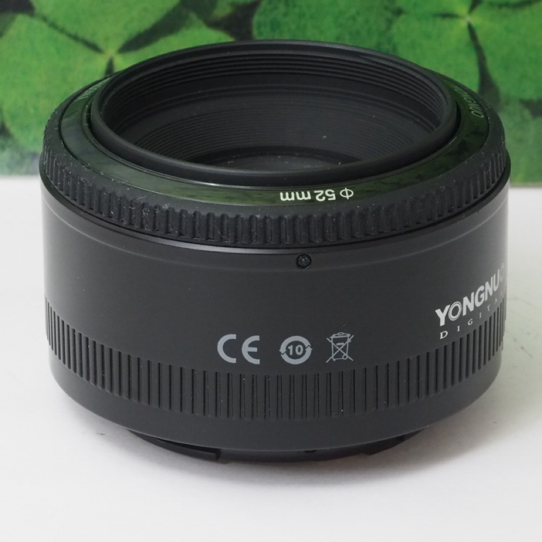 Canon(キヤノン)の【美品】YONGNUO YN50mm F1.8 EFキャノンEF用 明るい単焦点 スマホ/家電/カメラのカメラ(レンズ(単焦点))の商品写真