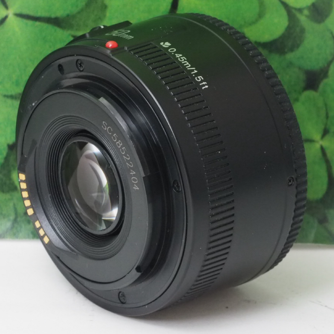 Canon(キヤノン)の【美品】YONGNUO YN50mm F1.8 EFキャノンEF用 明るい単焦点 スマホ/家電/カメラのカメラ(レンズ(単焦点))の商品写真