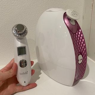 美顔器2点セット⭐︎美ルル クラッシィ 超音波美顔器 スチーマー イオン導入 (フェイスケア/美顔器)