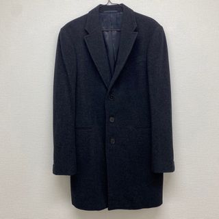 ARMANI COLLEZIONI - 極美品 自宅保管 アルマーニ ヴァージン ウール コート ダークグレー 50