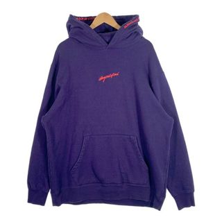 ALWAYS OUT OF STOCK オールウェイズアウトオブストック プルオーバースウェットパーカー パープル Size XL(パーカー)