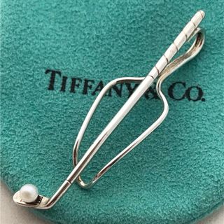 ティファニー(Tiffany & Co.)のTiffany パールボールゴルフクラブ ネクタイピン希少(ネクタイピン)