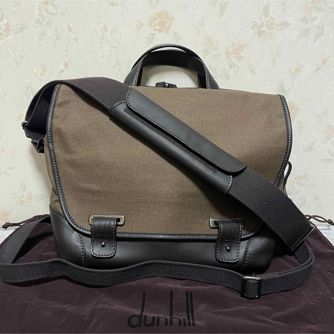 Dunhill(ダンヒル)の【新品】Dunhill Motorities ガーメントバッグ 2WAY 茶色 メンズのバッグ(ビジネスバッグ)の商品写真