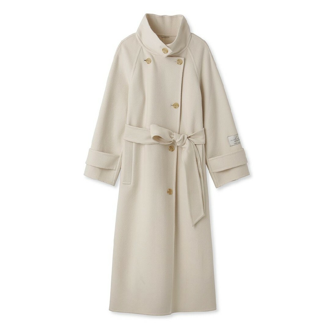 SNIDEL - 新品タグ付 ウロコカシミヤロングコート 白 M SNIDELの SNIDEL - 新品タグ付 ウロコカシミヤロングコート 白 M SNIDELの
