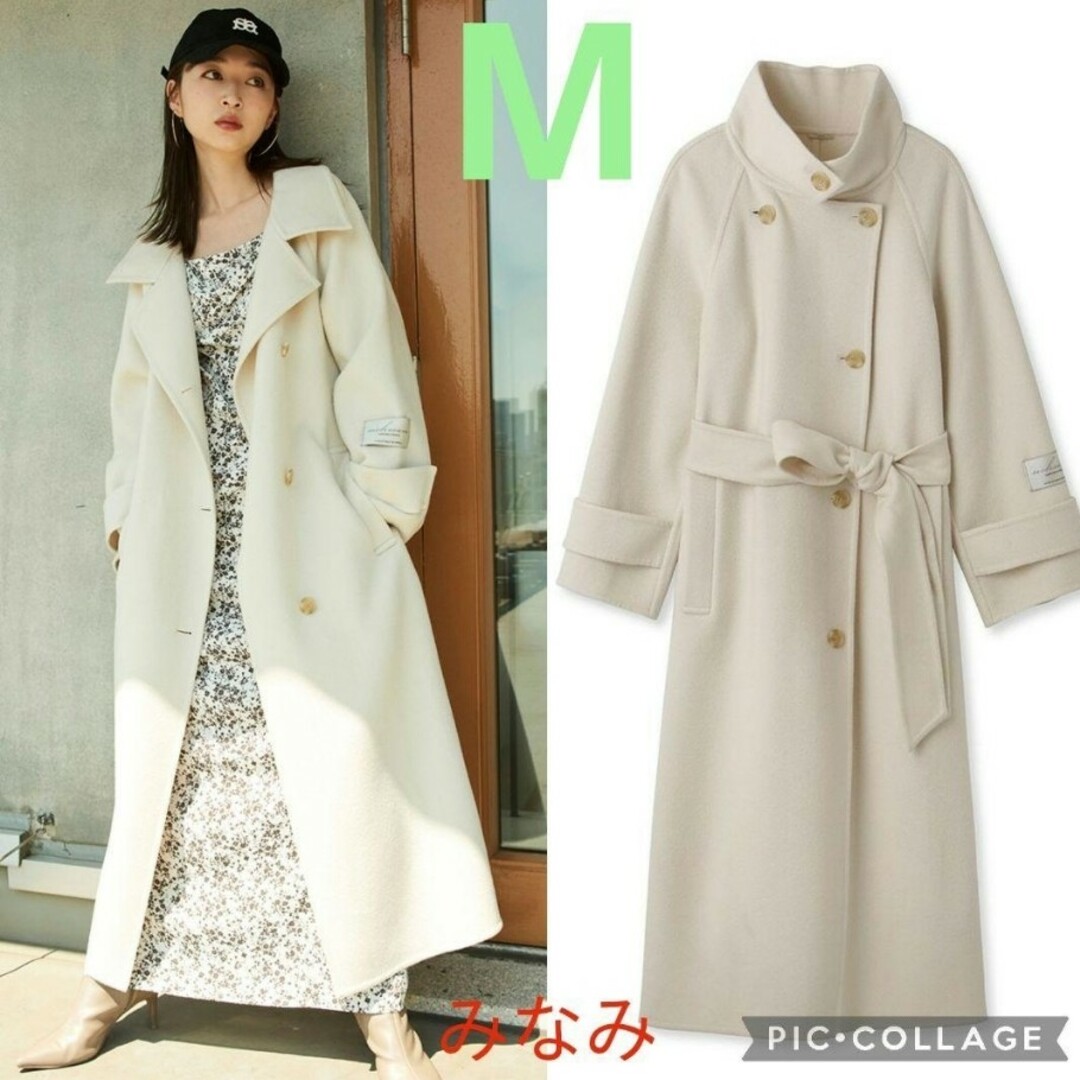 SNIDEL - 新品タグ付 ウロコカシミヤロングコート 白 M SNIDELの SNIDEL - 新品タグ付 ウロコカシミヤロングコート 白 M SNIDELの