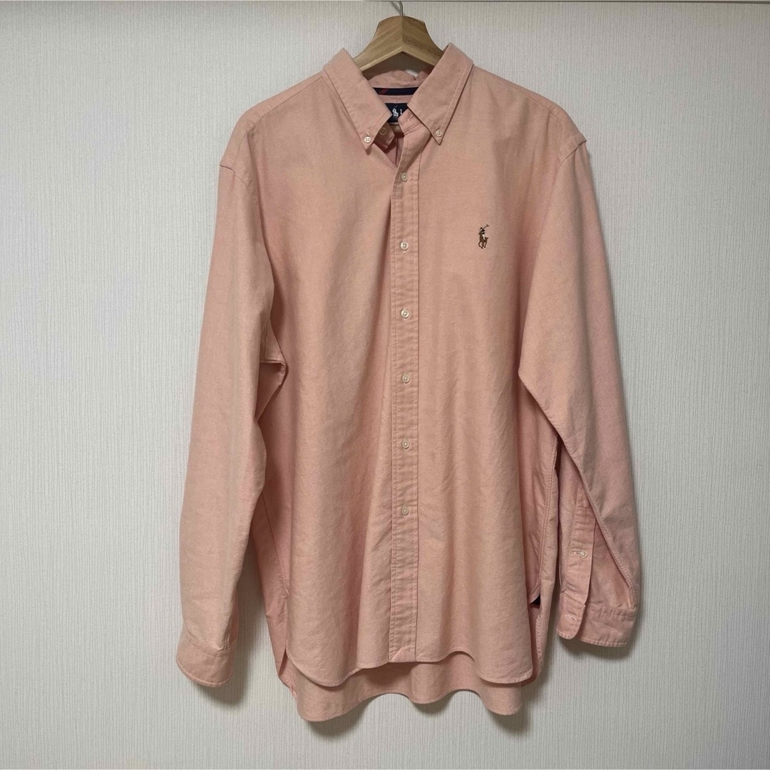 Ralph Lauren(ラルフローレン)のラルフローレン　ピンク　シャツ　古着 メンズのトップス(シャツ)の商品写真