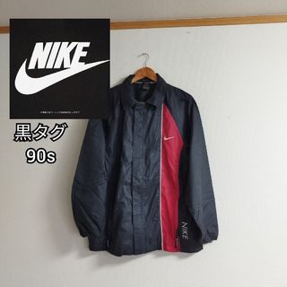 ナイキ(NIKE)のNIKE ナイキ 90s コーチジャケット 刺繍ロゴ ヴィンテージ(ブルゾン)