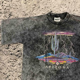 ラッセルアスレティック(Russell Athletic)の90s ケミカルウォッシュ Arizona Tシャツ(Tシャツ/カットソー(半袖/袖なし))