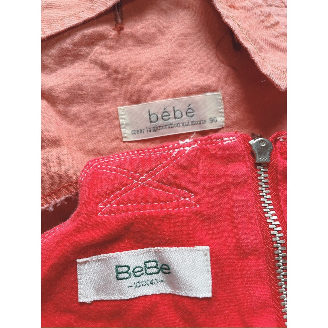 BeBe(ベベ)のべべ 子供服 2点セット キッズ/ベビー/マタニティのキッズ服女の子用(90cm~)(ワンピース)の商品写真