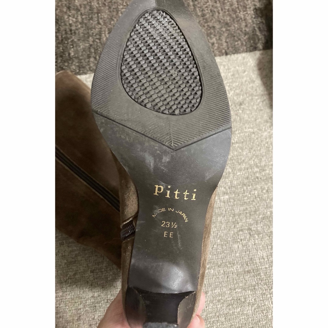 Pitti(ピッティ)のピッティ  Pitti スエード  ブラウン　ロングブーツ レディースの靴/シューズ(ブーツ)の商品写真
